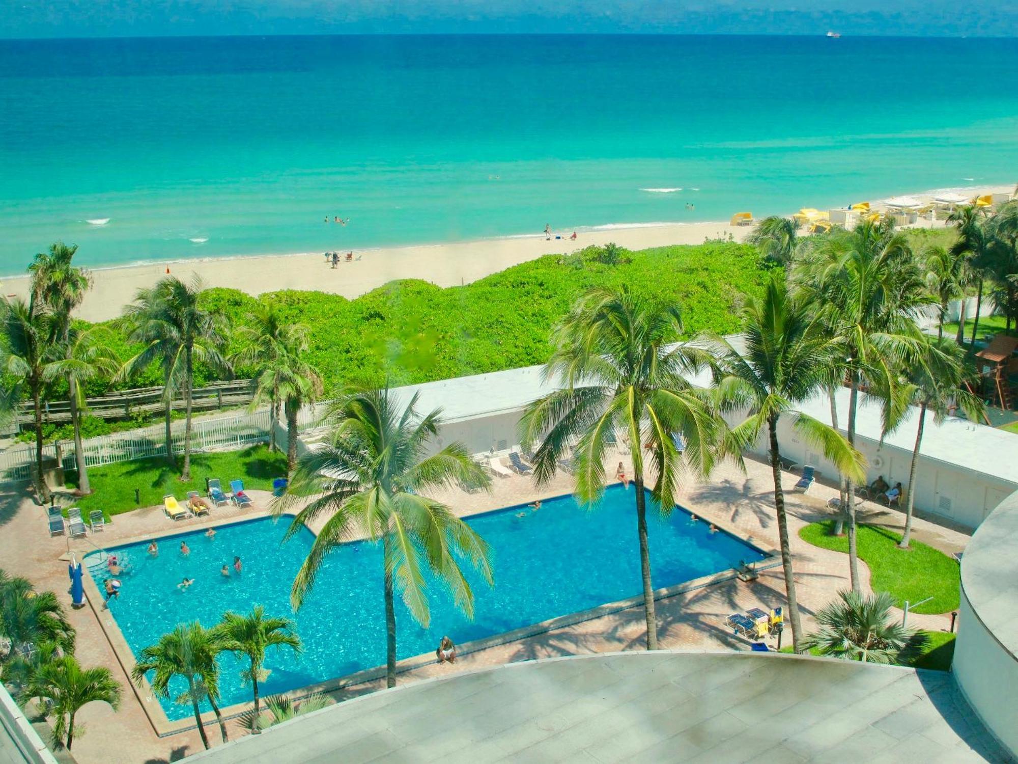 Directly On The Beach With Pool & Ocean View Miami Beach Bagian luar foto